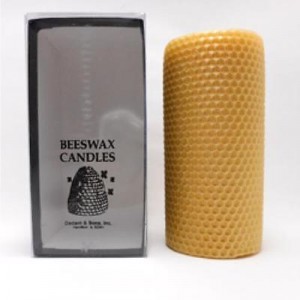 Dadant - Beeswax Honeycomb Natural Pillar 3 X 4   
